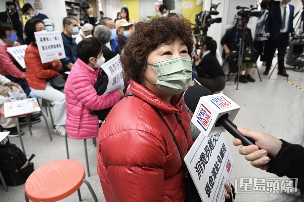 Lisa對消費券表示「有些失望，估唔到真係減得得咁少。」。蔡建新攝