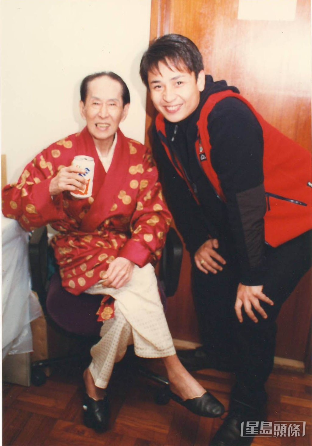 黃澤鋒當年因與鄧兆尊相熟,而獲得採訪祥哥的機會。