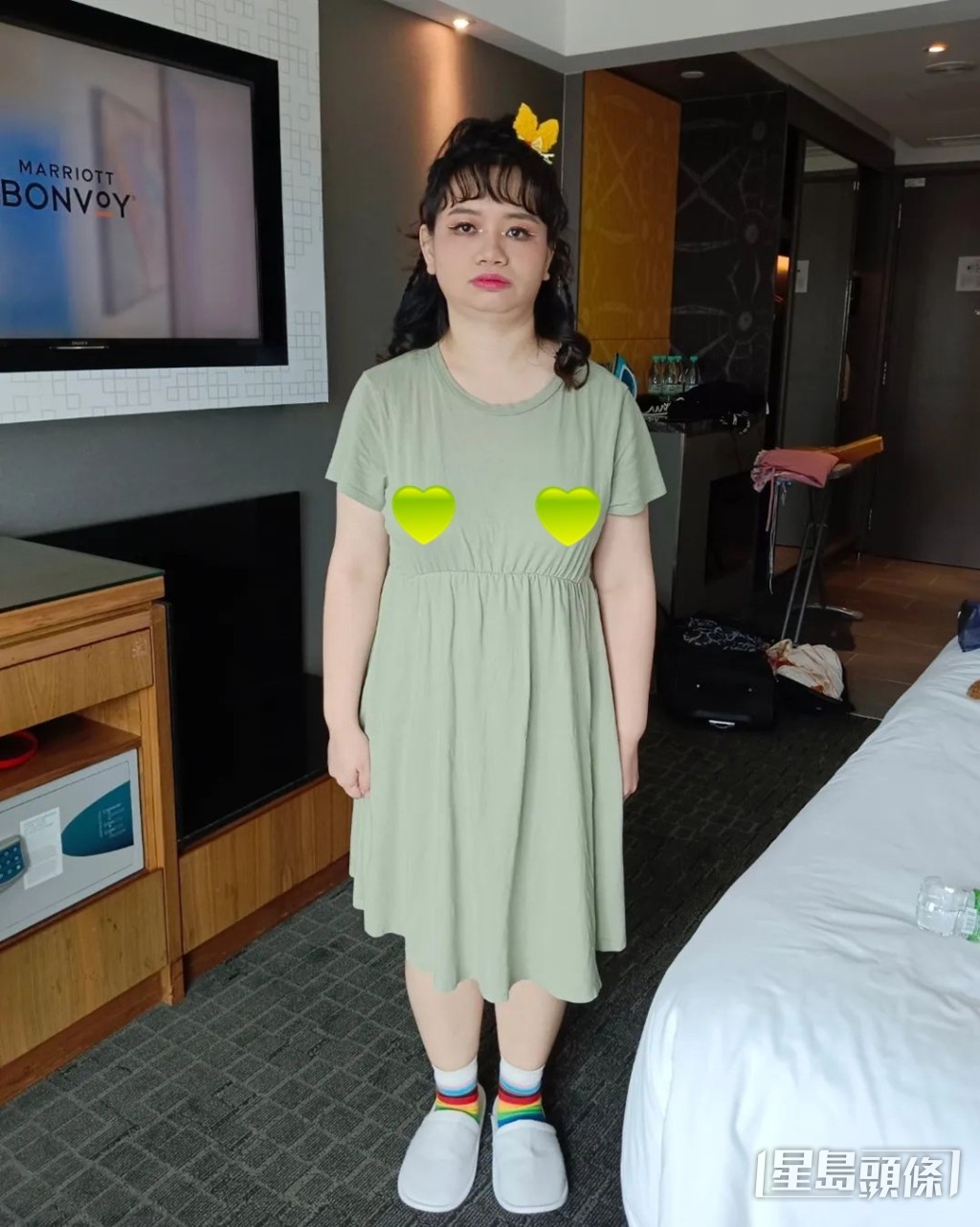 阿儀呢條裙網民讚好睇。