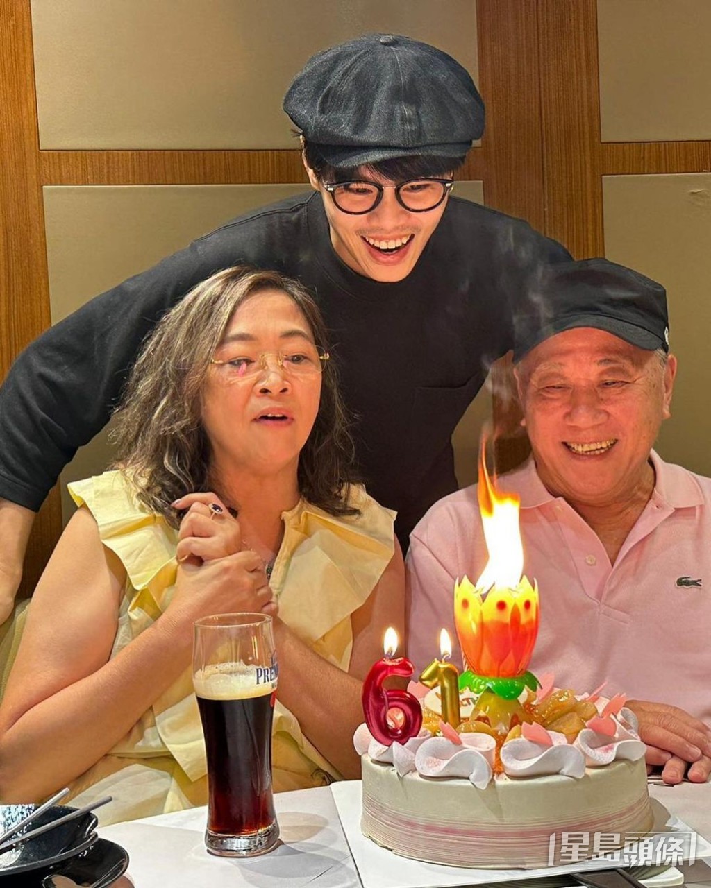 黃奕晨搞笑地說：「生日開心還開心，差啲將人地間舖當生日蠟燭咁燒！」
