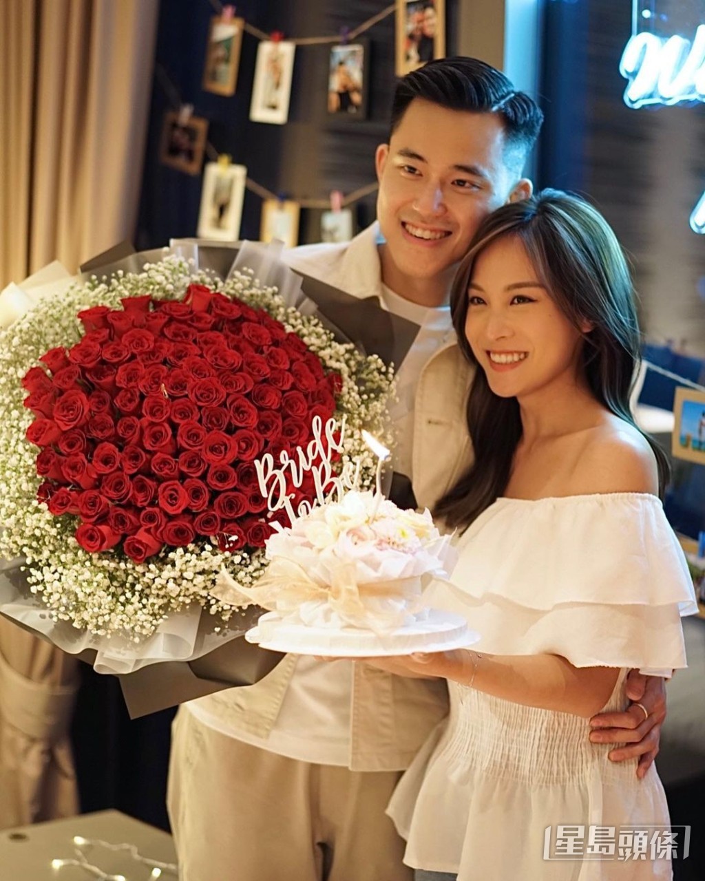 丘靜雯與未婚夫好登對!