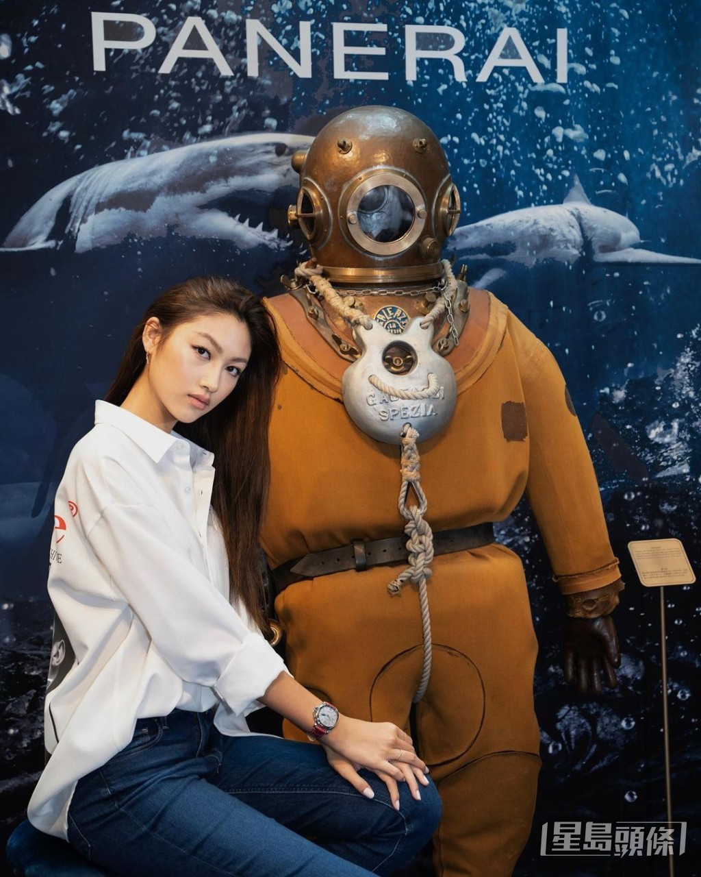 任晴佳日前獲邀到美國出席時裝展。