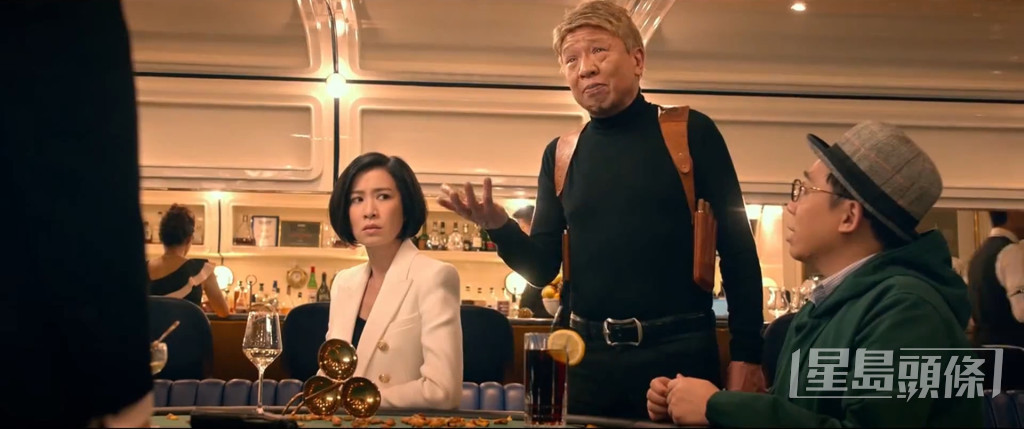 许绍雄也有份客串《栋笃特工》，三人也有同场画面。