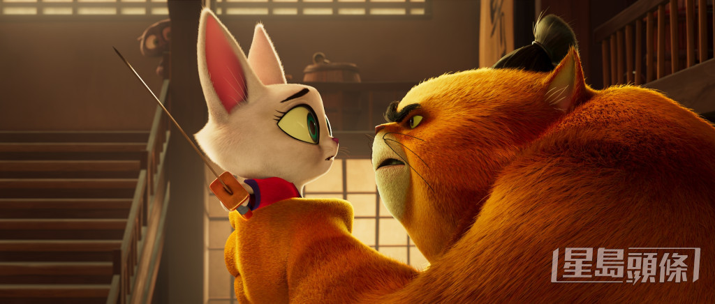 《非常貓狗反轉武林》由中英美三地片商聯合製作，電影有份角逐今年奧斯卡最佳動畫片。