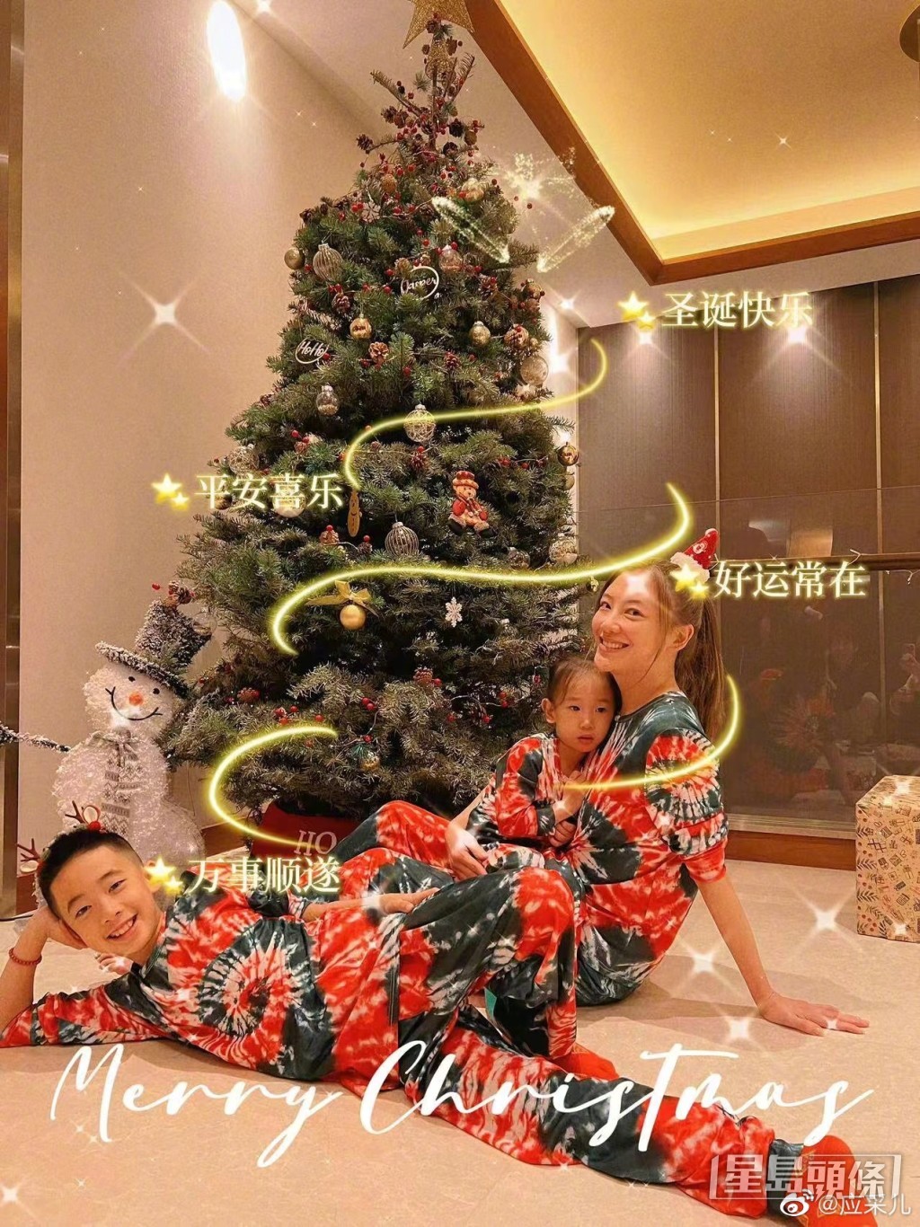 應采兒誕下兩子。