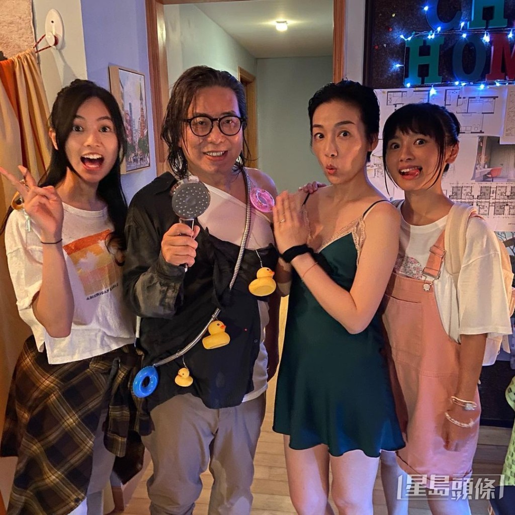 Rosita感激劇中父母林敏驄和江美儀拍攝不斷提點她,令她獲益良多。