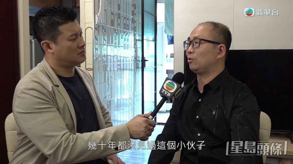唐先生怒斥保安有漏洞：「呢個人我住幾十年都冇見過，我懷疑唔係呢棟大廈嘅人。」