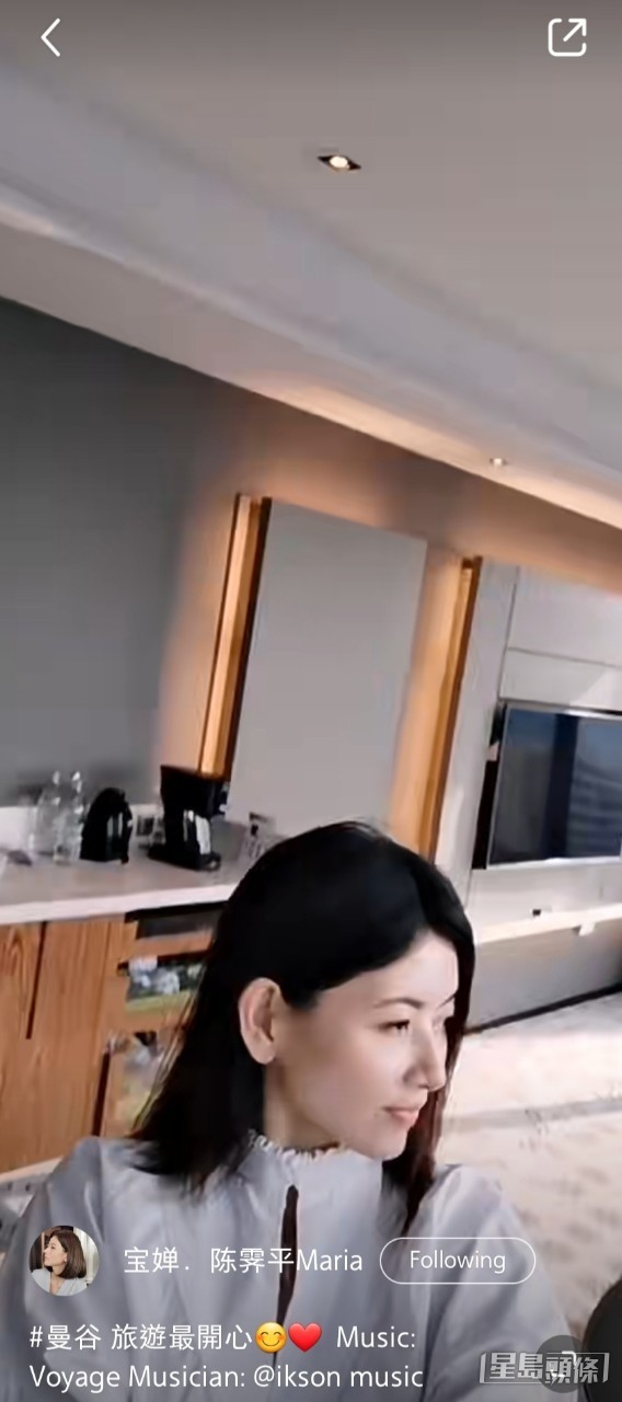 陈霁平拍片带粉丝参观酒店。