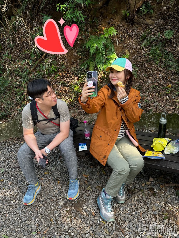 Selina早前與男友行山，因父母的失誤忘記遮臉，讓「小徐」的真面目曝光。