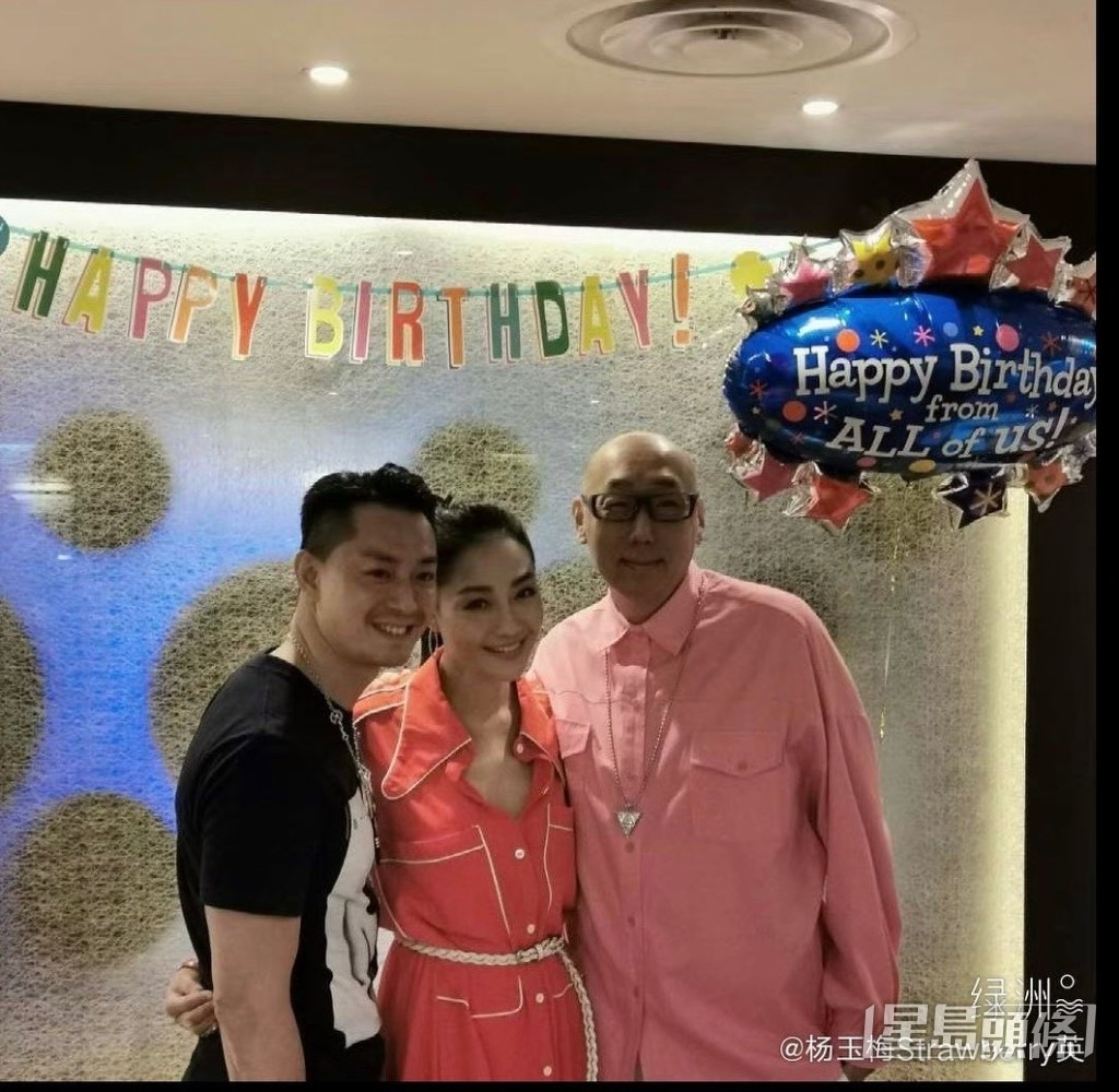 楊玉梅於IG貼出多張與張學潤的合照。
