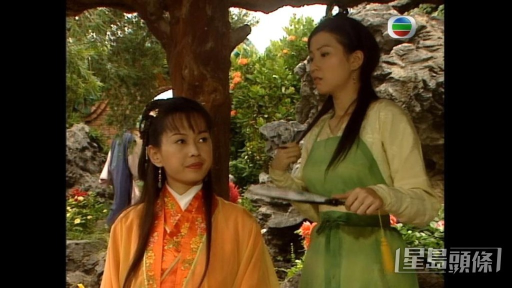 伍慧珊(右)有「TVB御用妹仔」之稱。