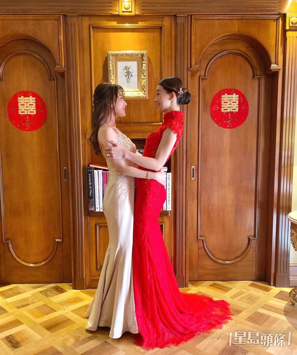 JM在2019年結婚時，Isabel更有份做姊妹。