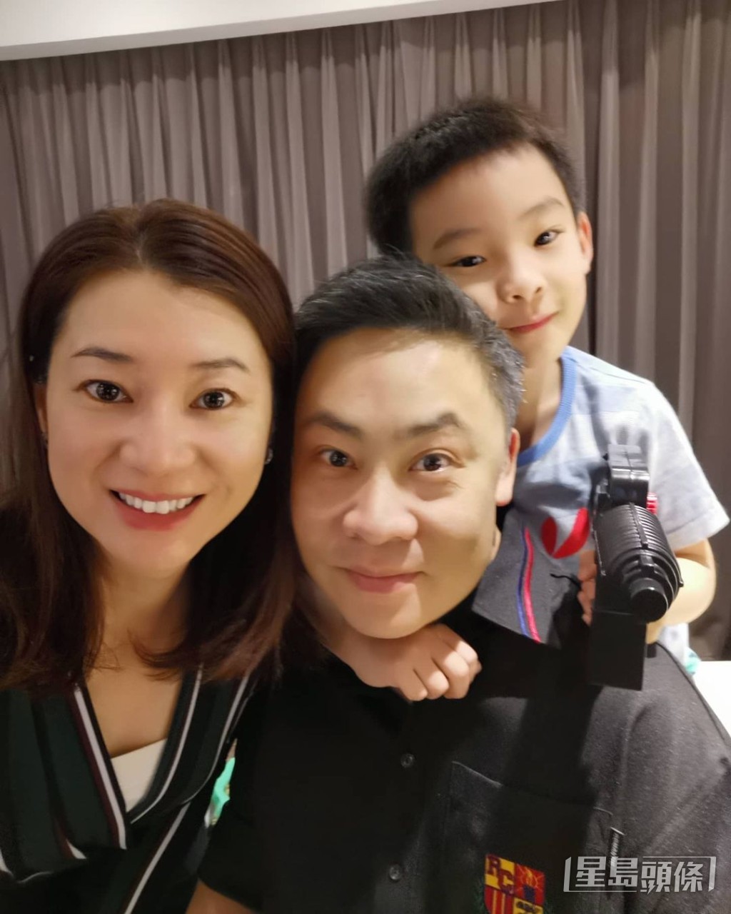 陳伶俐之後再婚,並為老公誕下一子。