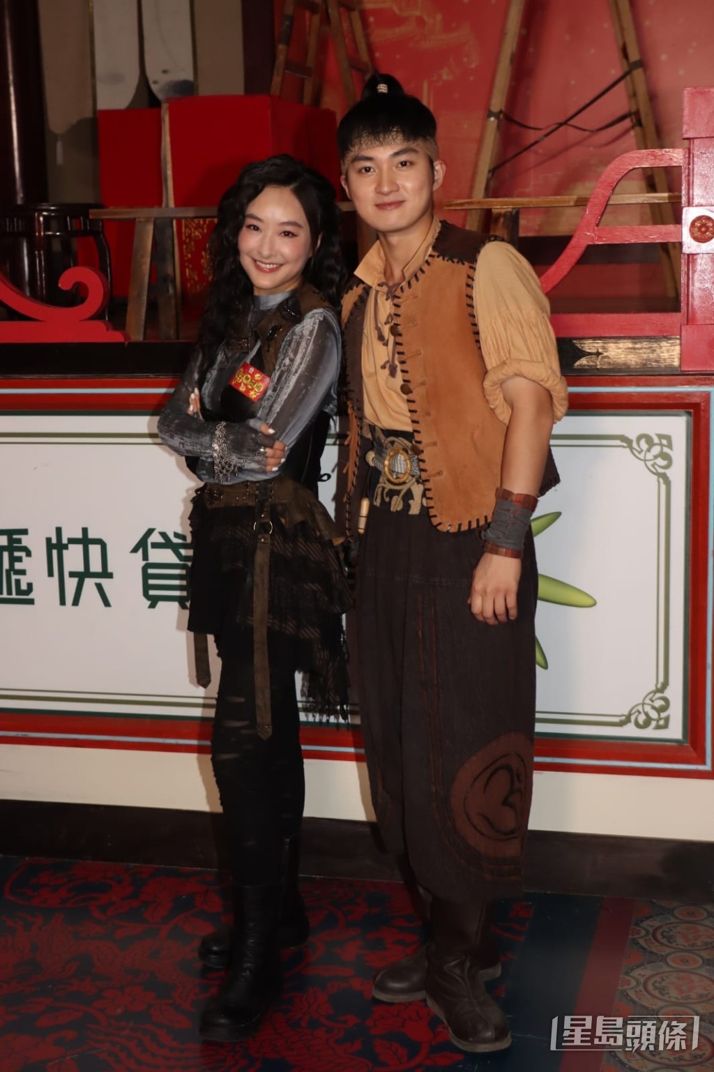 陳瀅與周嘉洛一同受訪。