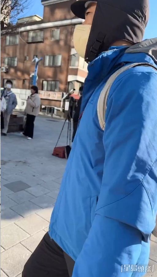在市區內觀光。