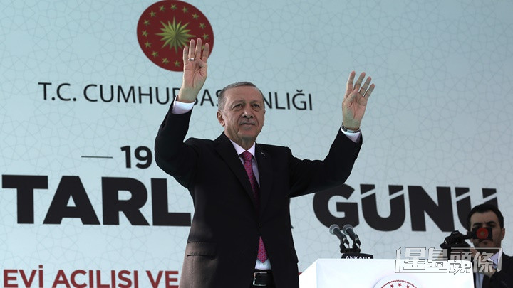 埃尔多安指土耳其毋需面对西方般的能源危机。AP图片