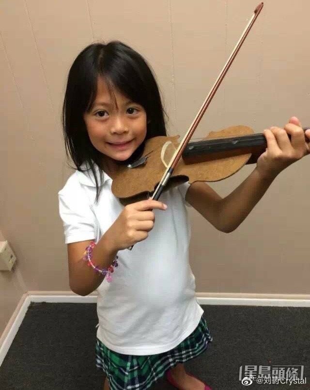 劉蒔仲有學音樂。