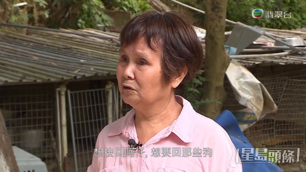 蘭婆婆要求對方交還狗狗，但狗義工態度堅持：「冇得畀㗎喇！你有本事就報警。」