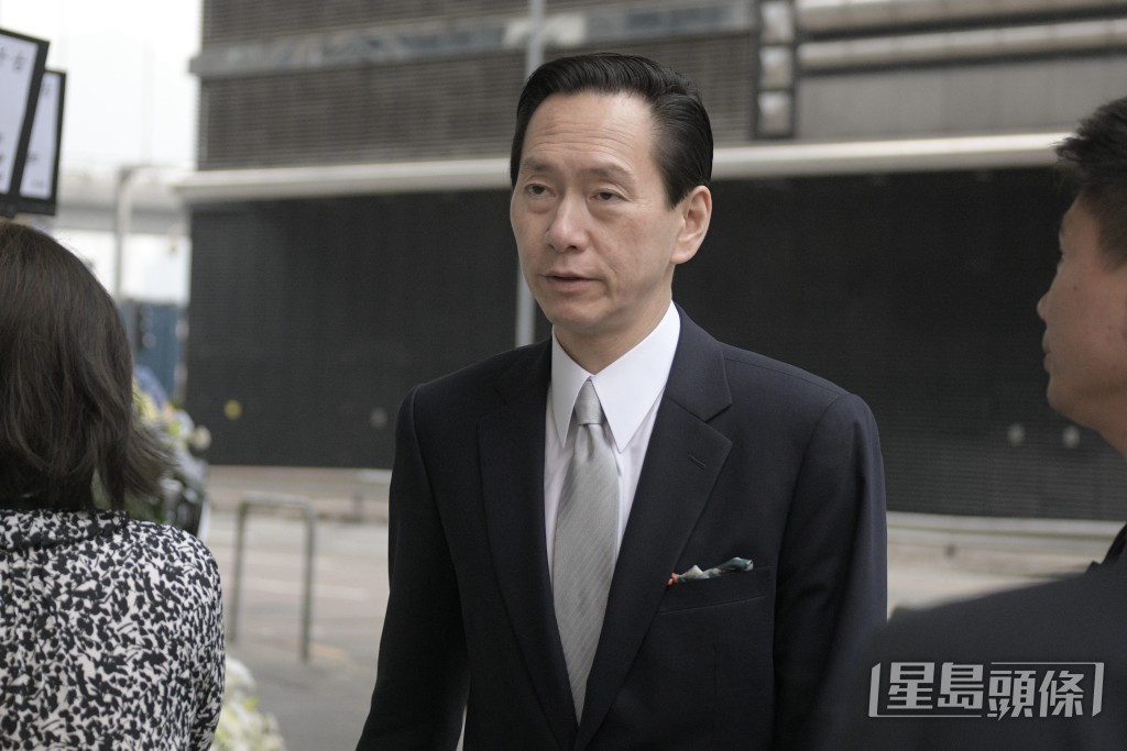 陳智思出席弔唁。陳浩元攝