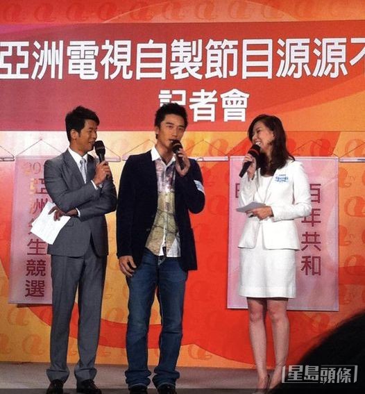 杜挺豪（中）曾是亞視力捧小生，直到2011年才離巢返加拿大發展。