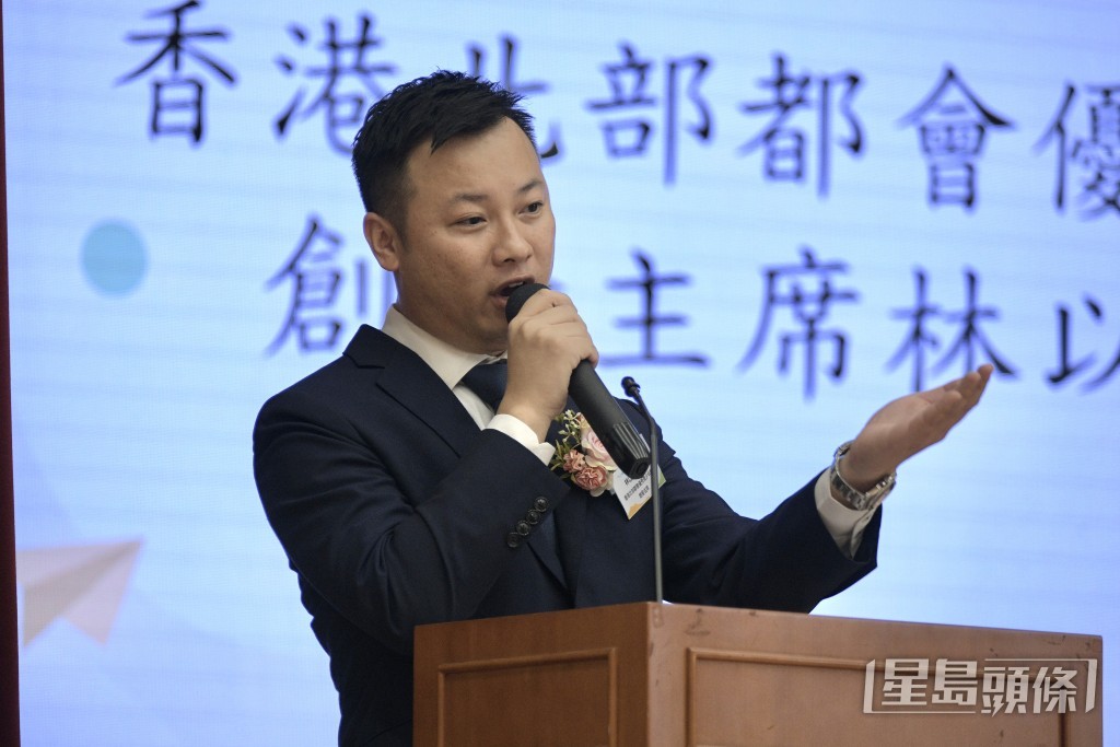 香港北部都會優秀青少年聯會創會主席林以律。陳浩元攝