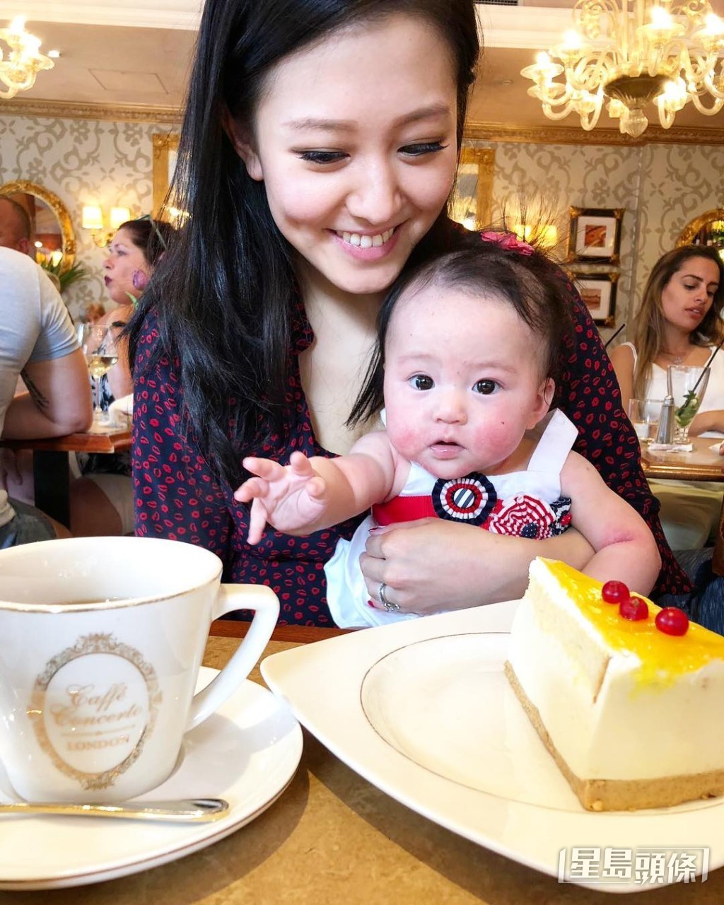 愛女Meghan面珠仔紅卜卜。