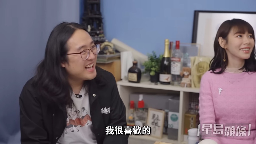 雖然另一位主持幫口,但林明禎依然嚇呆數秒。