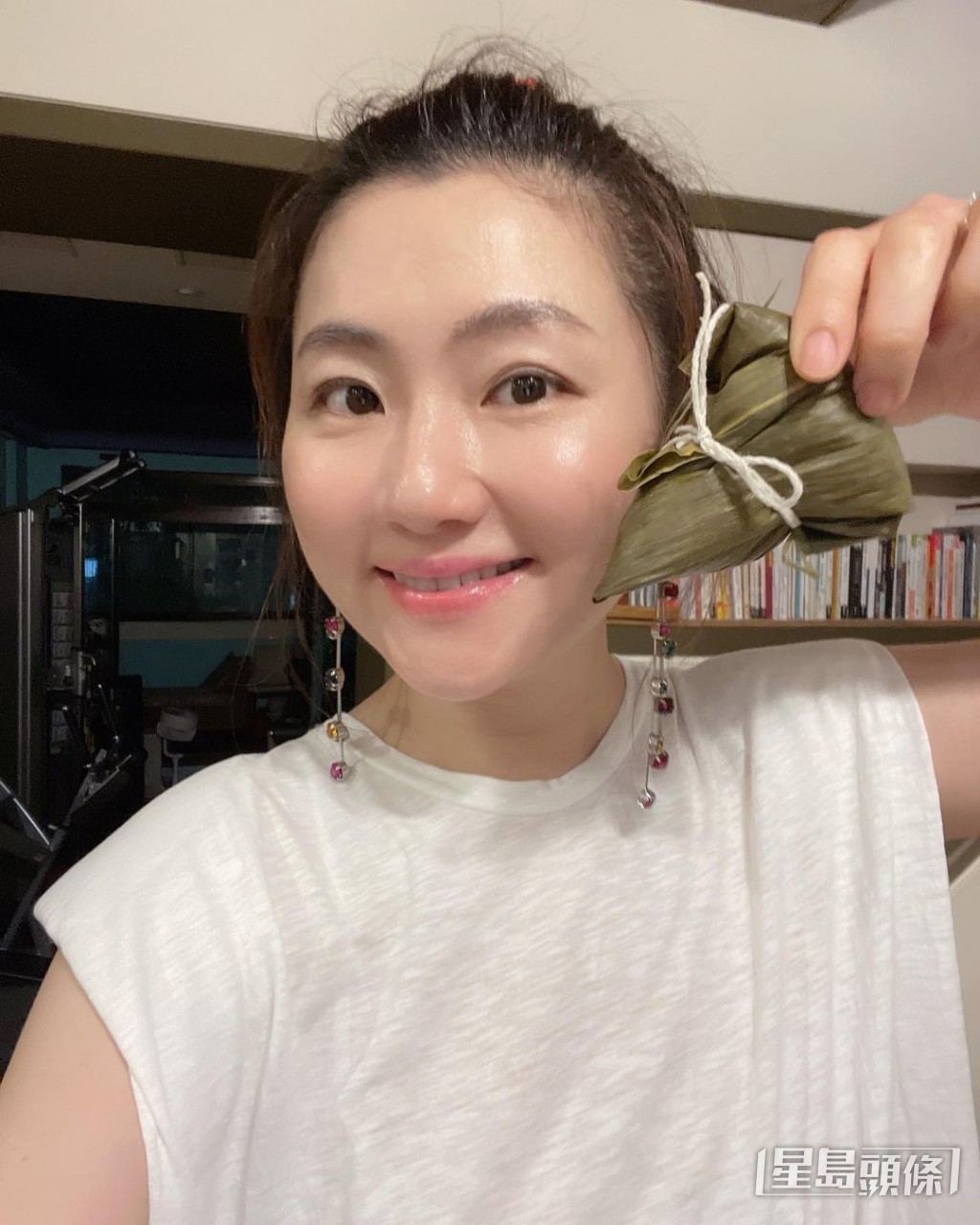 Selina拍攝受傷後,一直是家人給予精神上的支持。