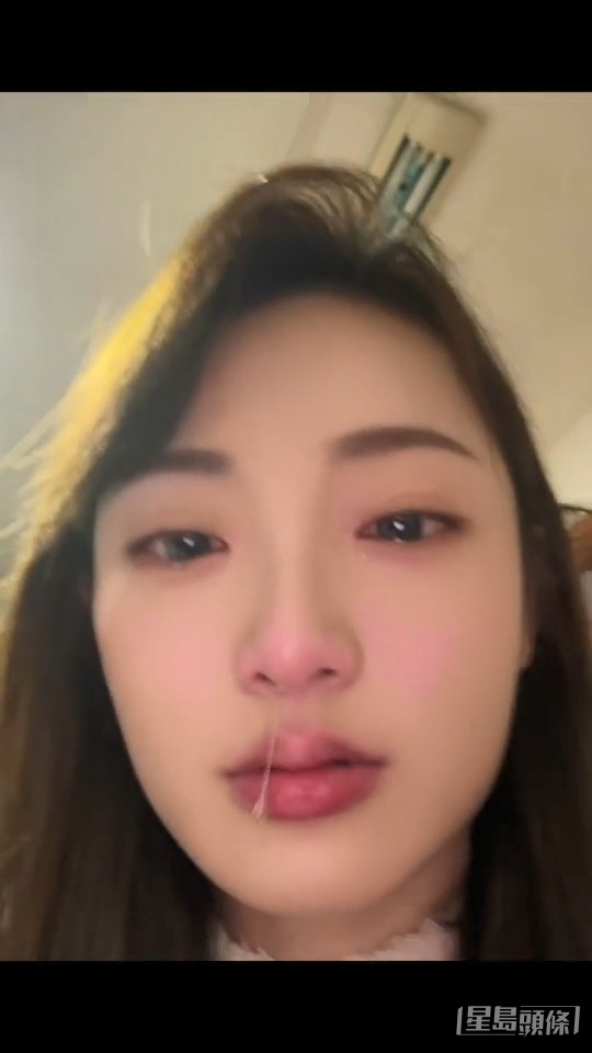 回歸香港的王卓淇先後留言和拍片訴心聲，未知是否在這段日子吃了不少苦頭，所以在拍片期間一度感觸落淚。
