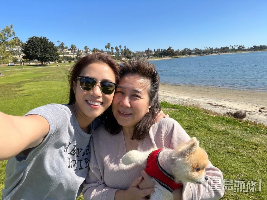 劉穎鏇很掛念在美國的母親。