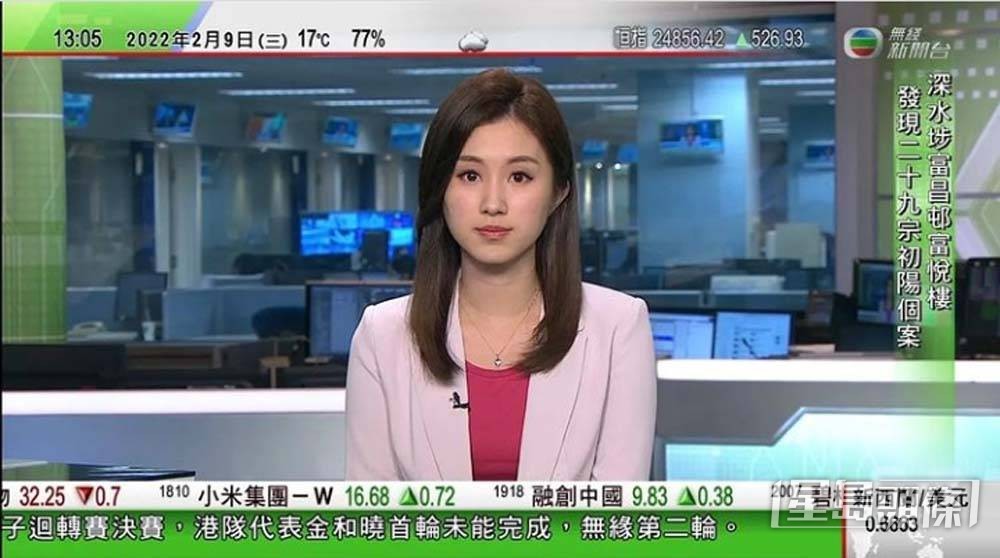 袁思行今年25歲,曾任職TVB新聞台主播。