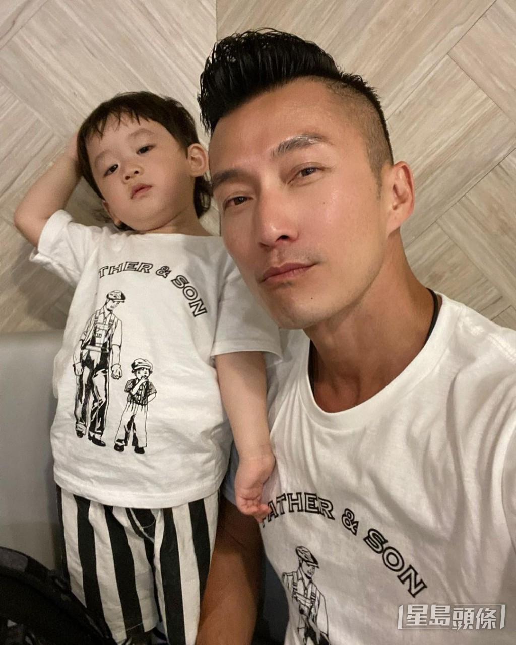 同爸爸著父子型Tee！