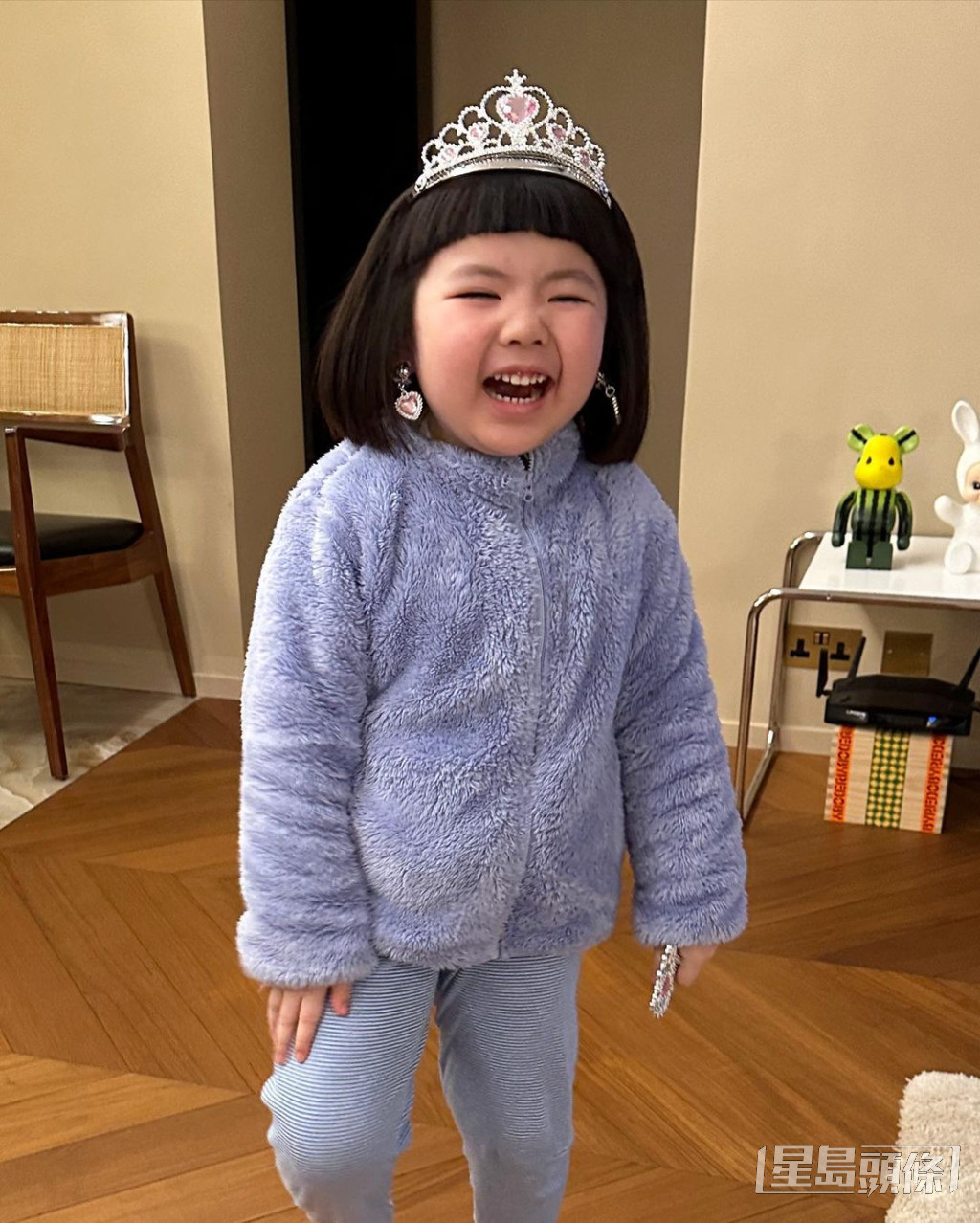 李璨琛和太太梁志瑩的大女Lucy就快5歲生日。