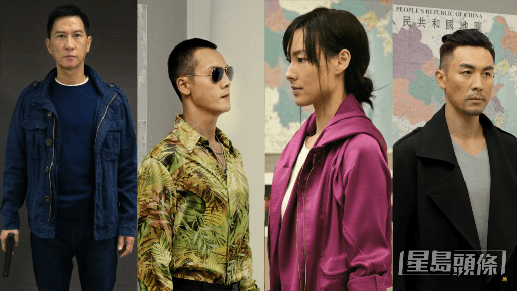 梁洛施在新戏中似乎也有不少动作场面。
