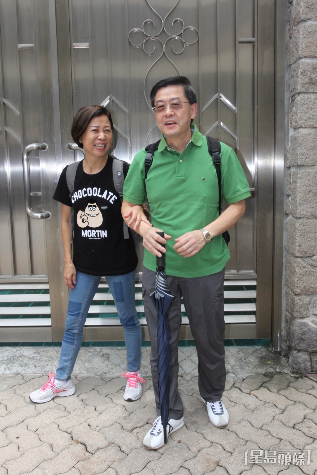 陳凱琳的父母面對傳媒也很從容。
