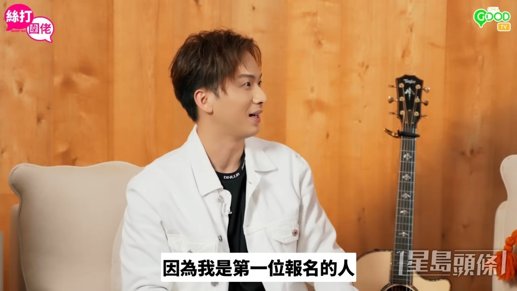 周吉佩原來是第一個報名《中年好聲音》的參加者,他的編號是002,而001則是測試。