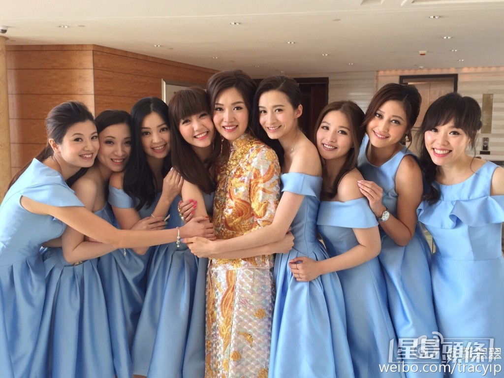 葉翠翠結婚有吳若希、何傲芝和李思雅做姊妹。