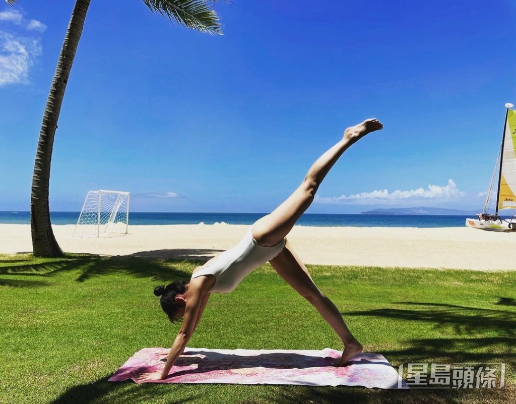 林熙蕾Keep得好Fit。