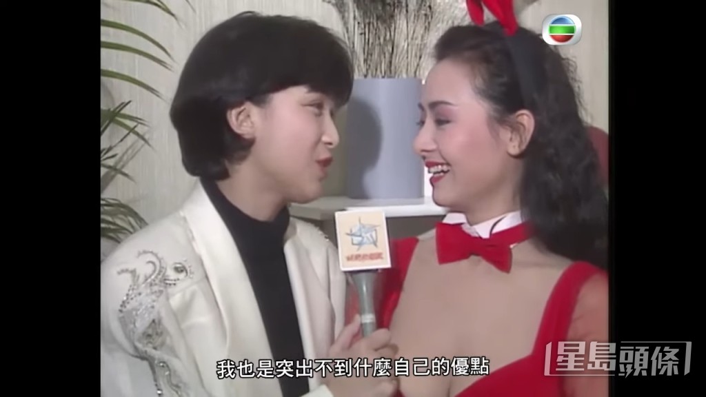 盧敏儀（左）自嘲沒有優點能突出來。