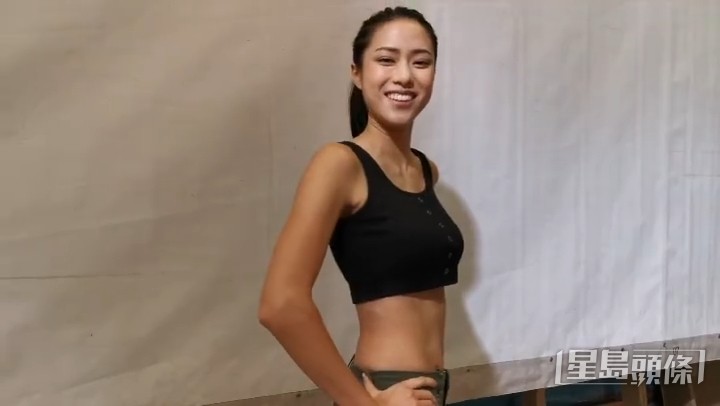 刘颖镟为应付大量动作戏也积极操Fit，她称是“人生最Fit”的状态。