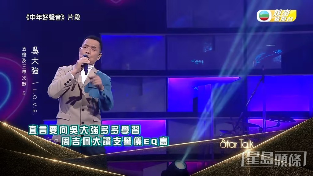 吉吉大赞吴大强精力充沛。