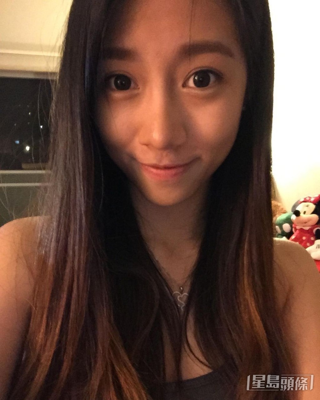 眼大鼻高好靓女。