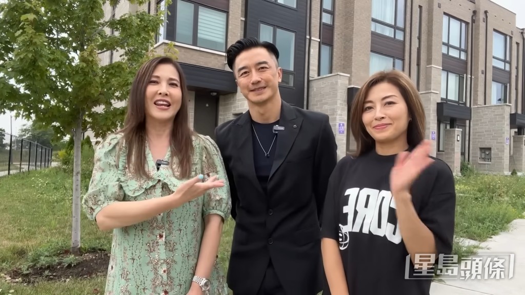 杜挺豪夫婦與李婉華齊齊去睇樓。