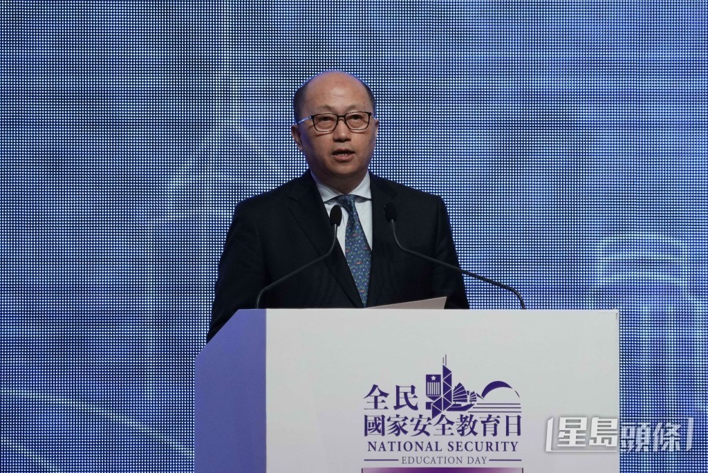 中联办主任郑雁雄。苏正谦摄