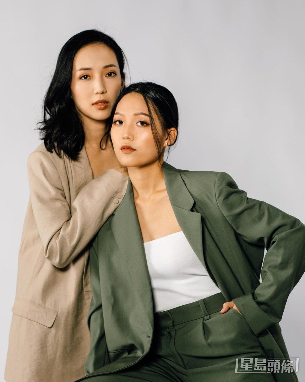 兩姊妹的感情好好。 