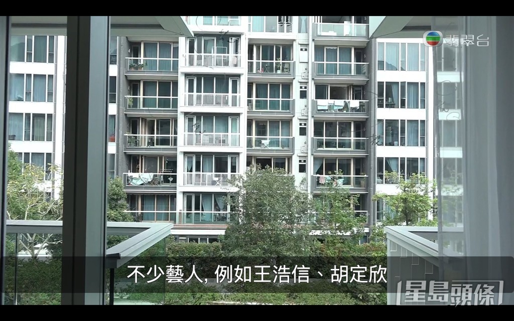 屋苑有不少星級鄰居。