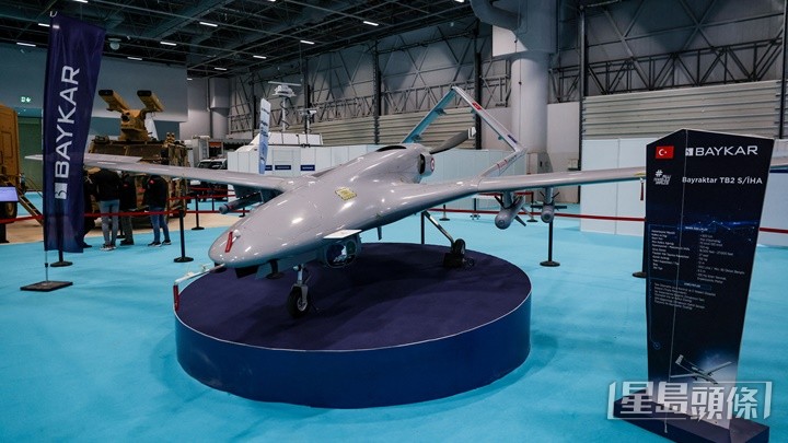 土耳其生产的TB2无人机在乌克兰战场上表现突出，成为国际军售市场的“明星产品”之一。路透社资料图片