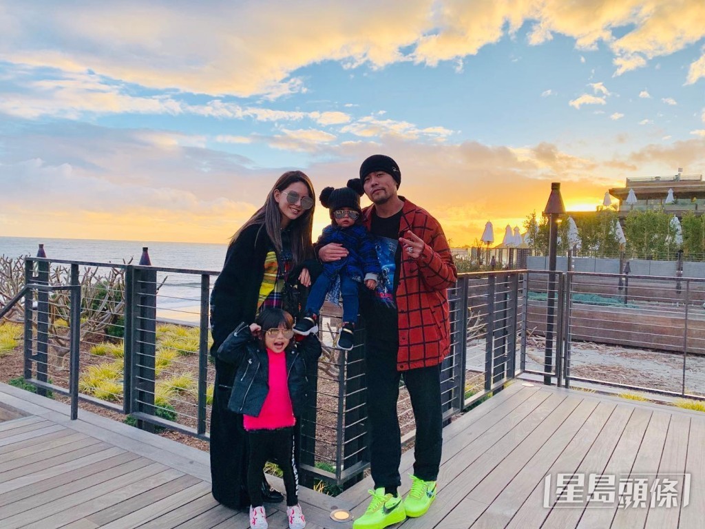 周杰伦与昆凌的女儿Hathaway与儿子Romeo，遗传到爸爸的音乐细胞。