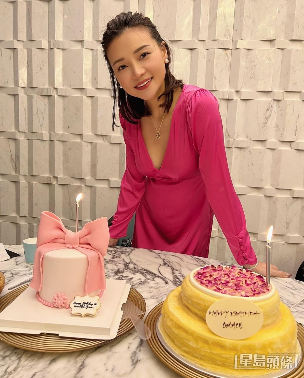 張珮汶上月慶祝39歲生日時，宣布懷第三胎。