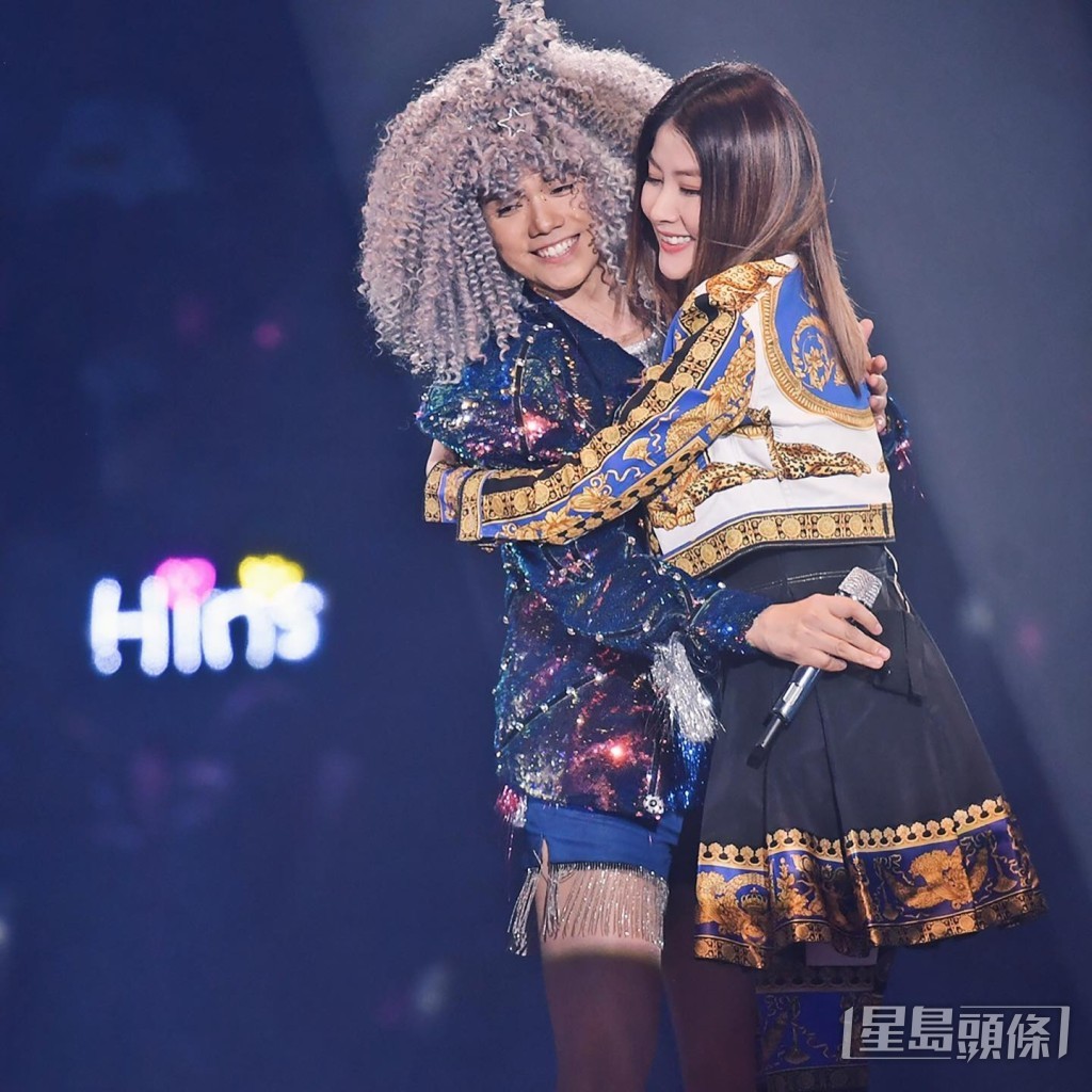 陈慧琳早前任张敬轩演唱会嘉宾。